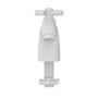 Imagen de CANILLA BAÑO BLANCA PLASTICA BAJA DE MESA 1/2" CROSS